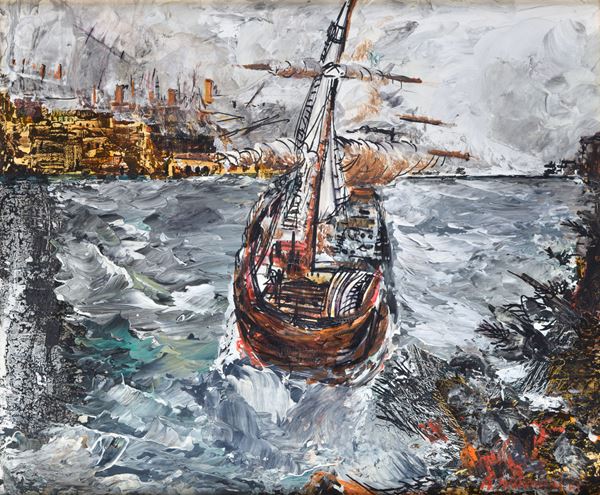 Alfredo Nannoni - Navi in tempesta