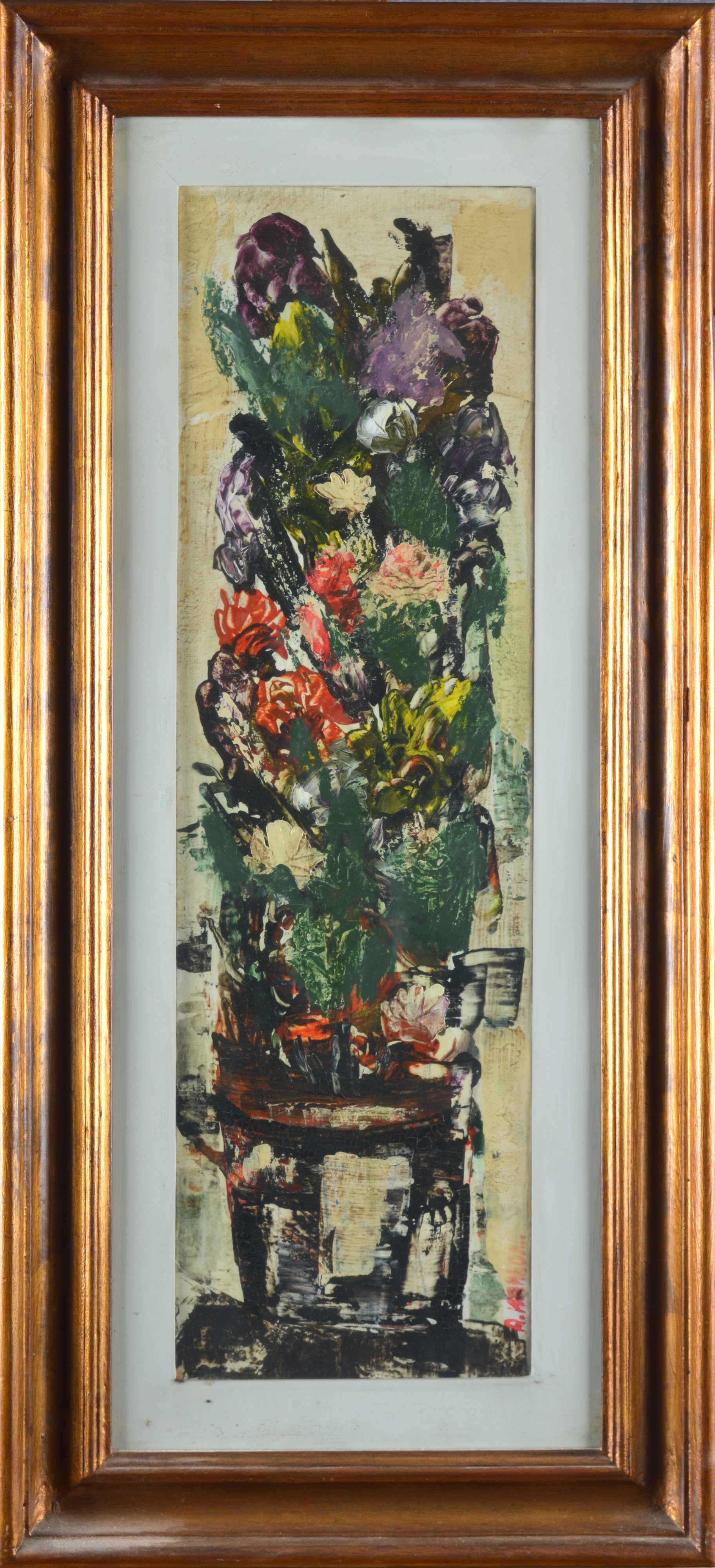 Alfredo Nannoni - Fiori - olio su tela
