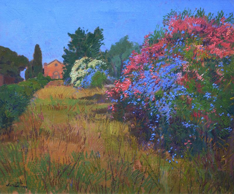 Bolgheri. Oleandri e piombaggine