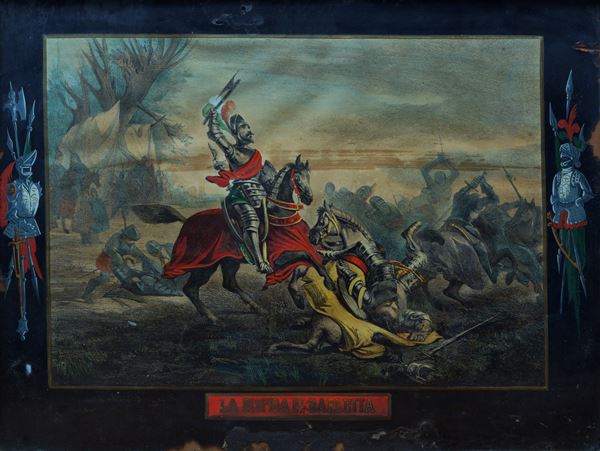Anonimo, XIX sec. - Disfida di Barletta