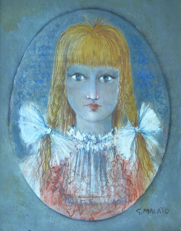 Guglielmo Malato - Ritratto di bambina