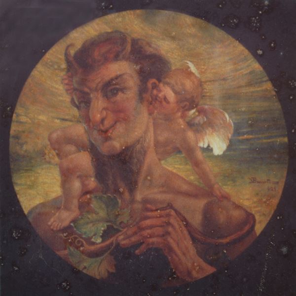 Anonimo, XX sec. - Angelo e diavolo