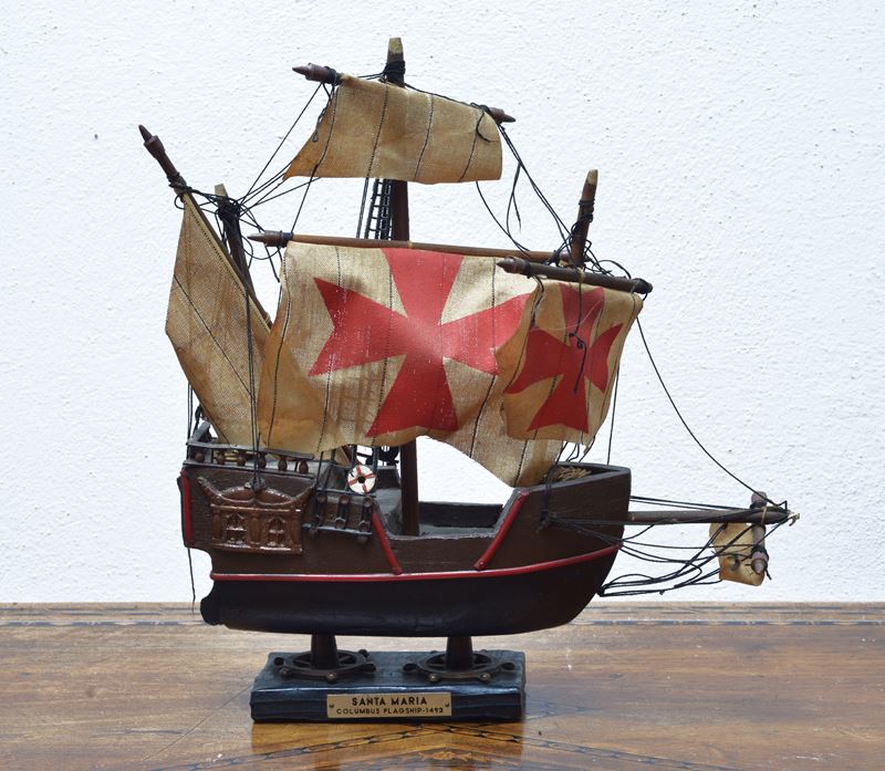 Modellino della Caravella Santa Maria