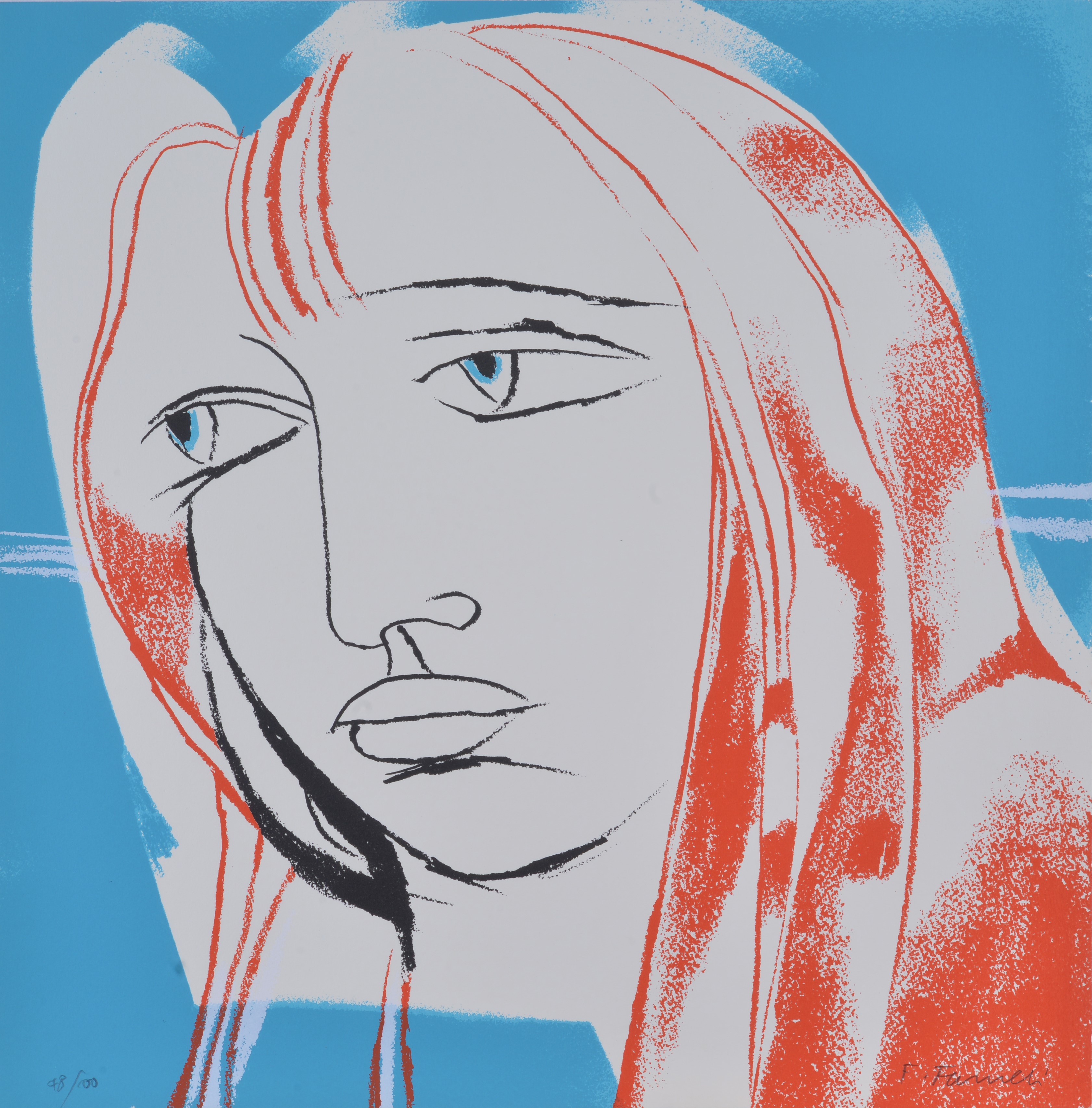 Fernando Farulli - La donna e il Mare, Cartella con tre serigrafie