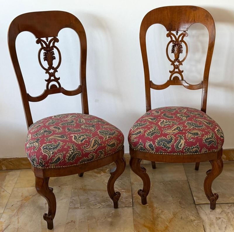 Quattro sedie Luigi Filippo