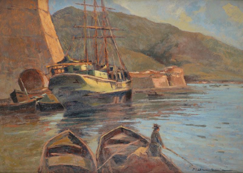 Barche in porto a Livorno