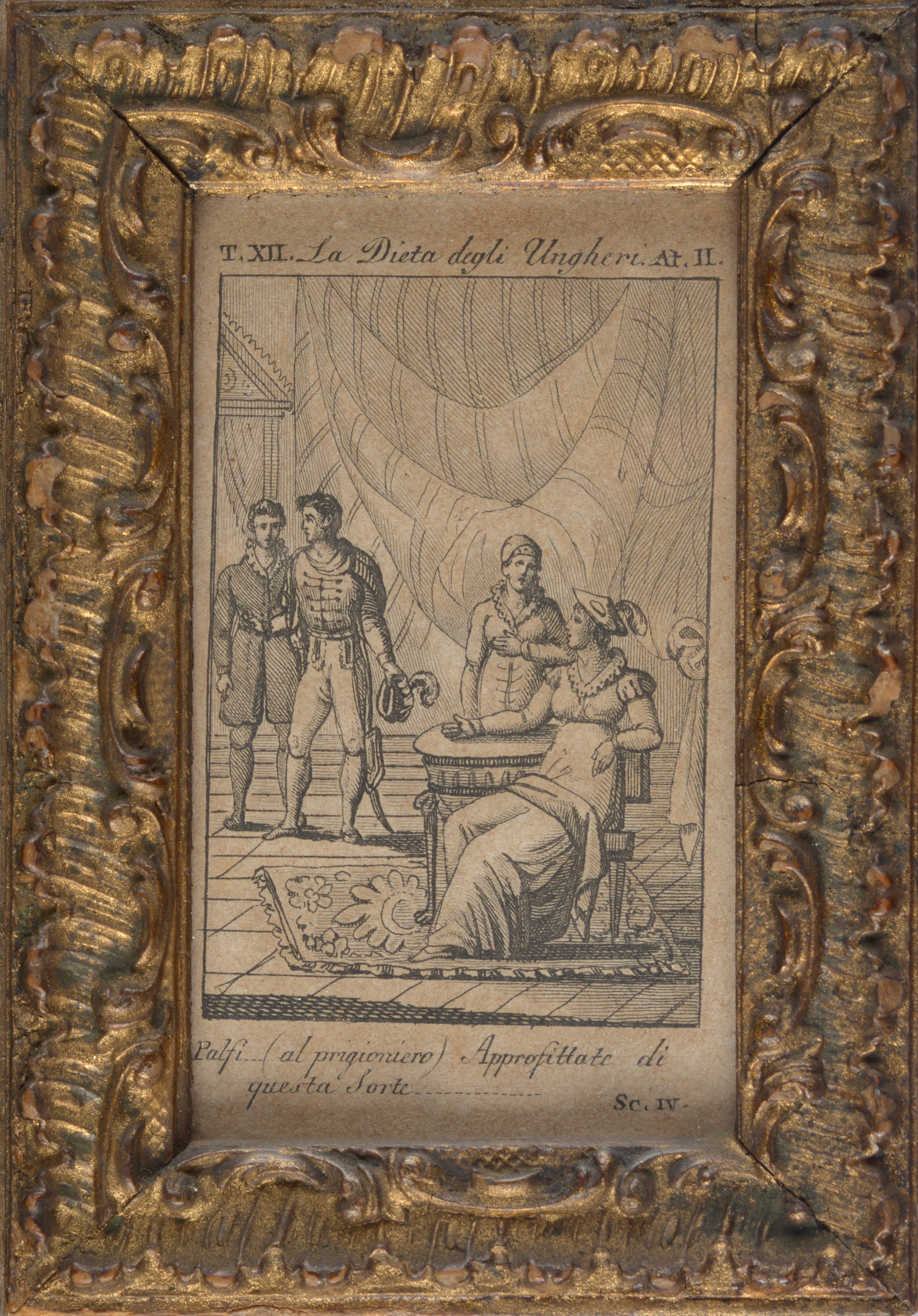 Lotto composto da sei incisioni