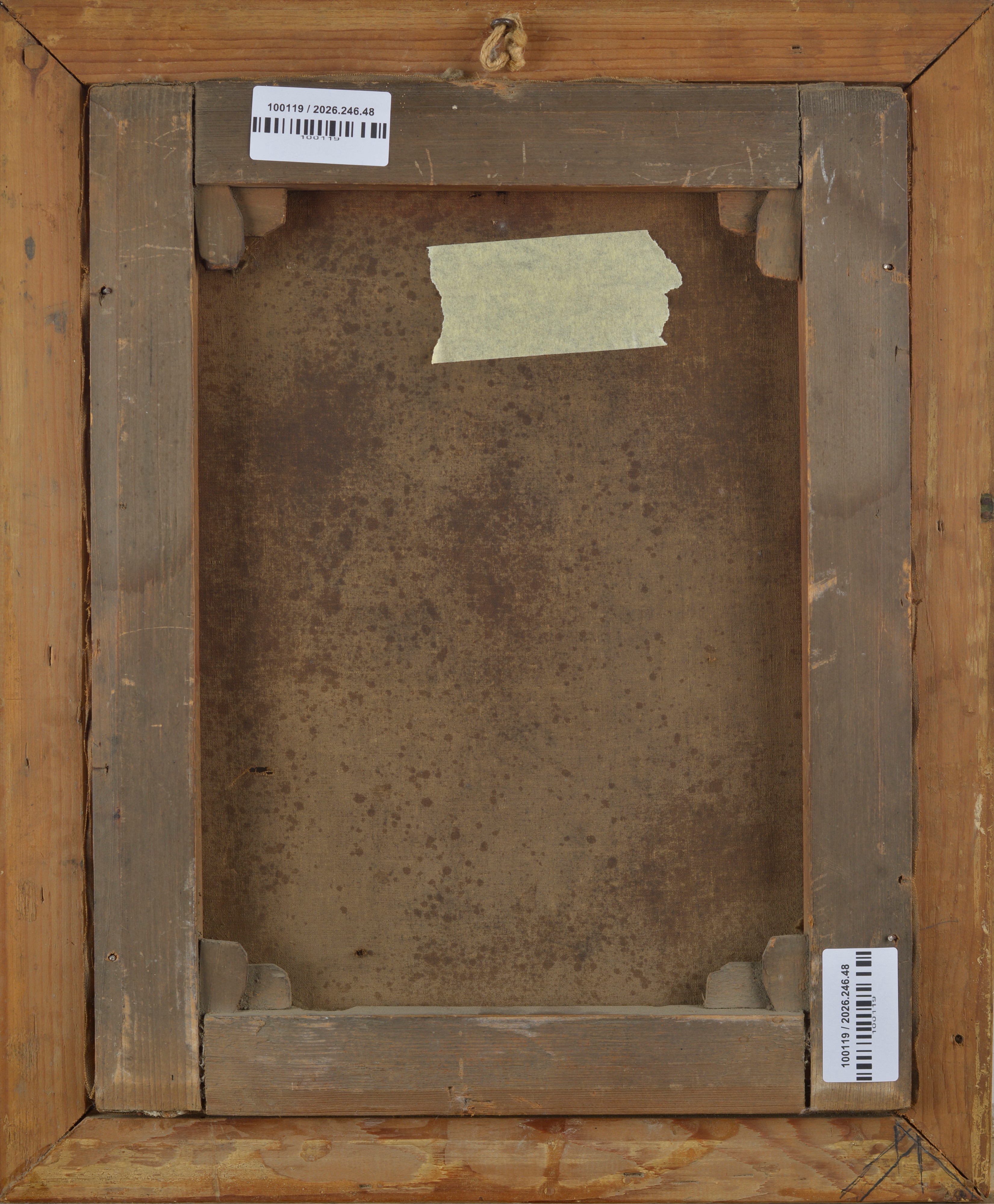 Uomo con giornale (La Vedetta)