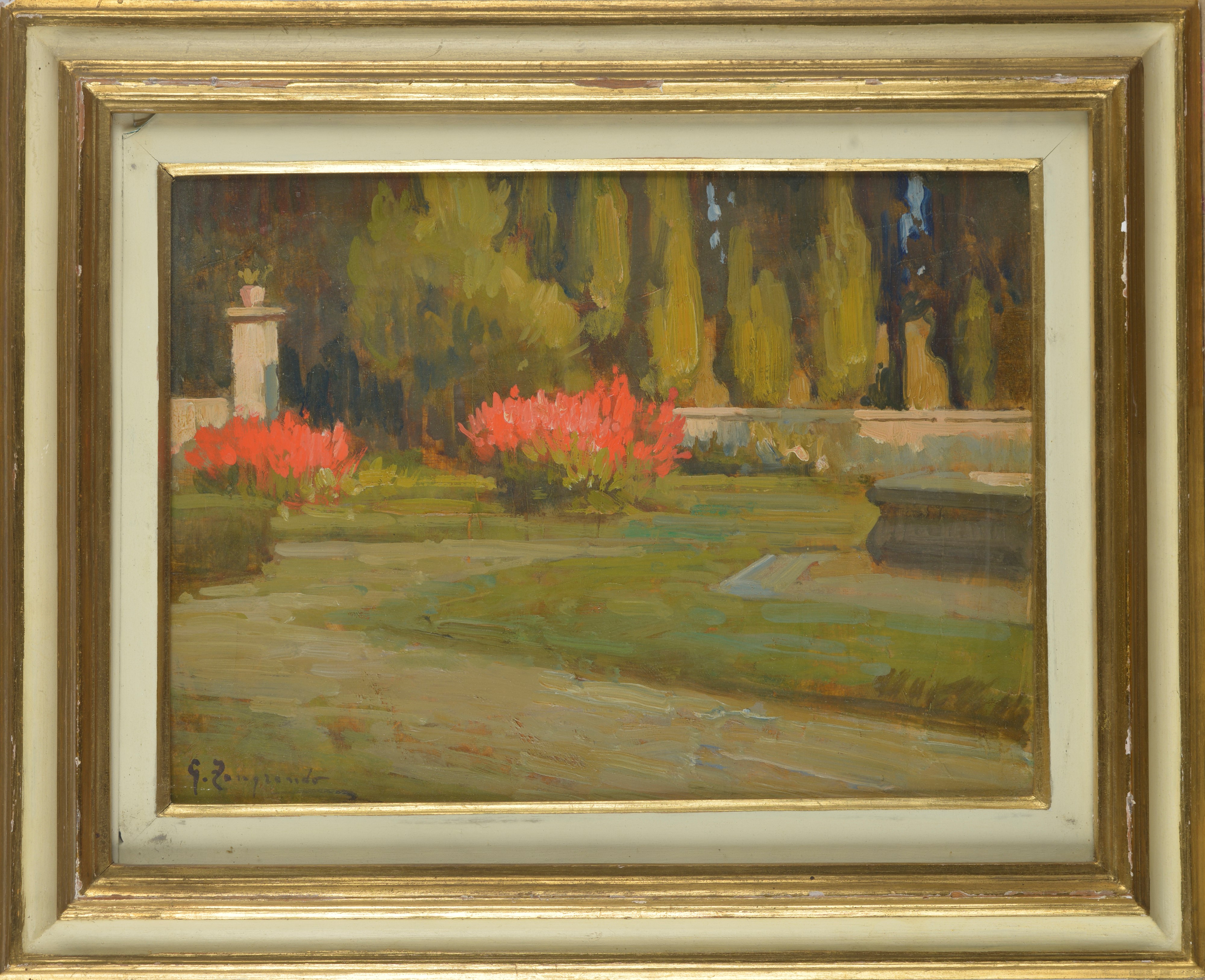 Giardino con fontana