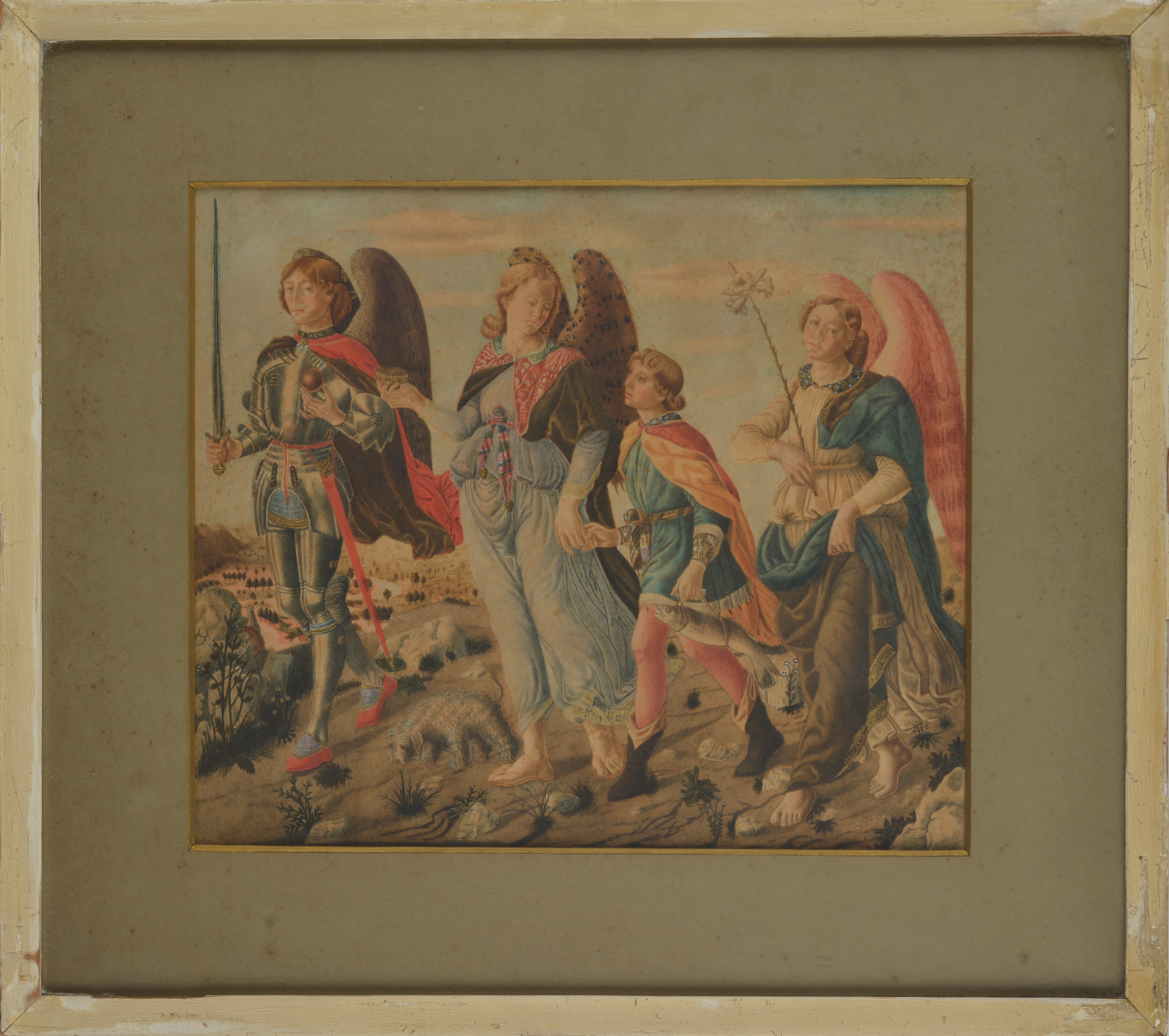 Tobiolo e l'Angelo (da Botticini)