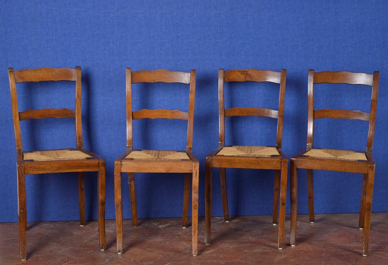 Gruppo di sette sedie