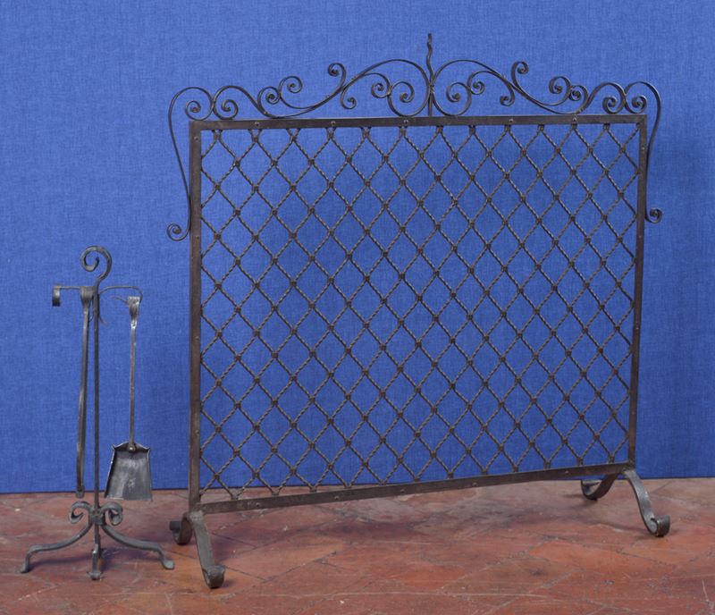 Lotto composto da oggetti da camino