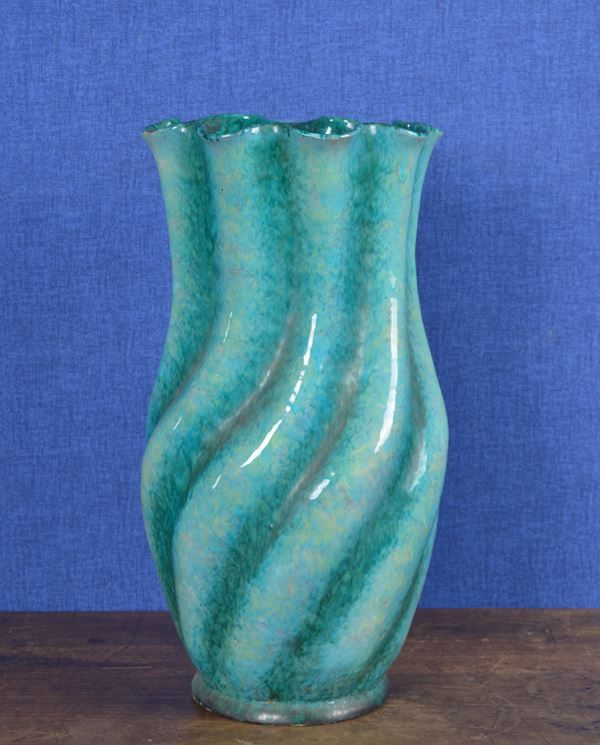 Vaso a torciglione   - Asta UN'ELEGANTE DIMORA DI VIA BOLOGNESE - Pananti Online