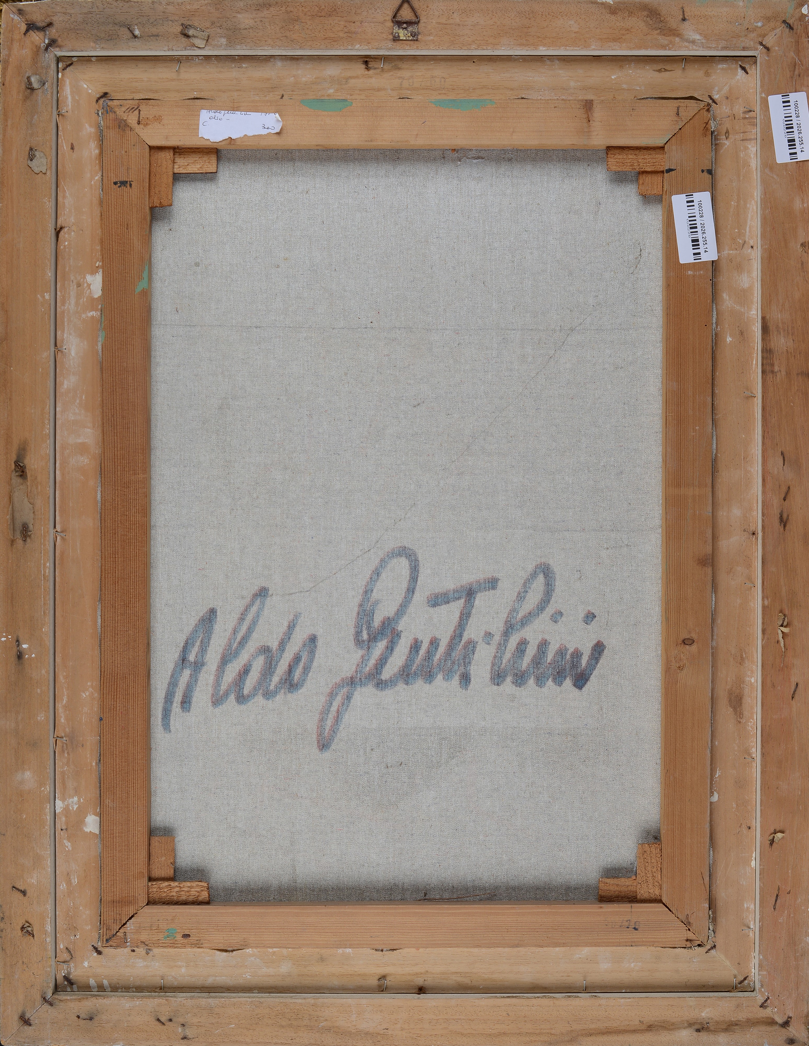 Aldo Gentilini - Senza titolo (olio su tela)