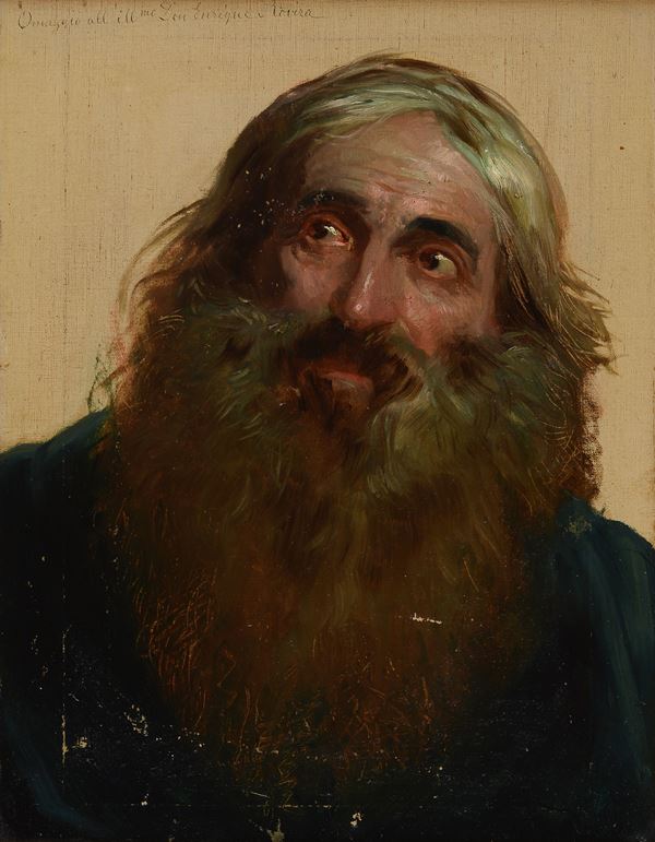 Anonimo, XIX sec. - Ritratto di uomo con barba