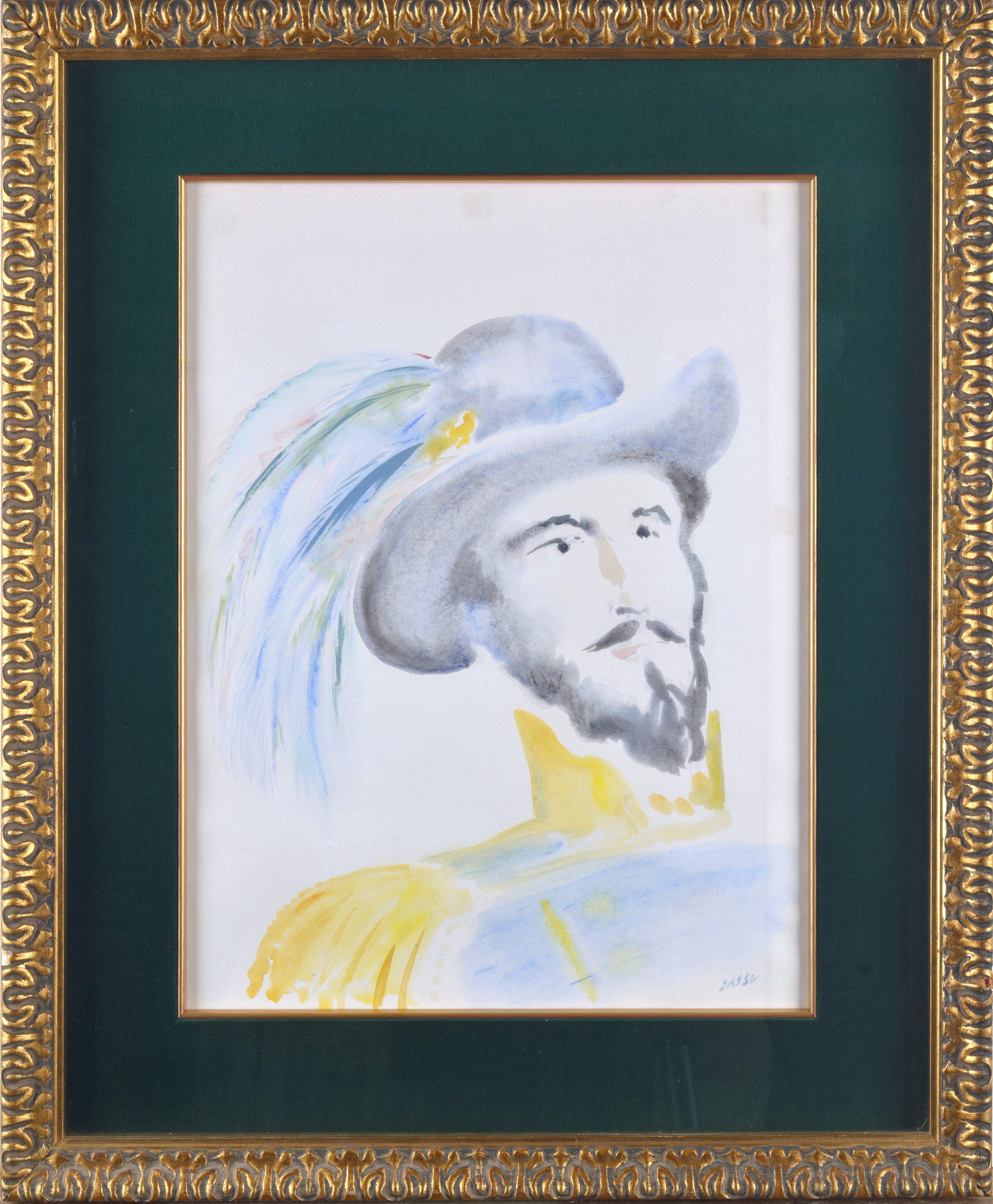 Aligi Sassu - Ritratto di Luciano Manara Capo dei Bersaglieri