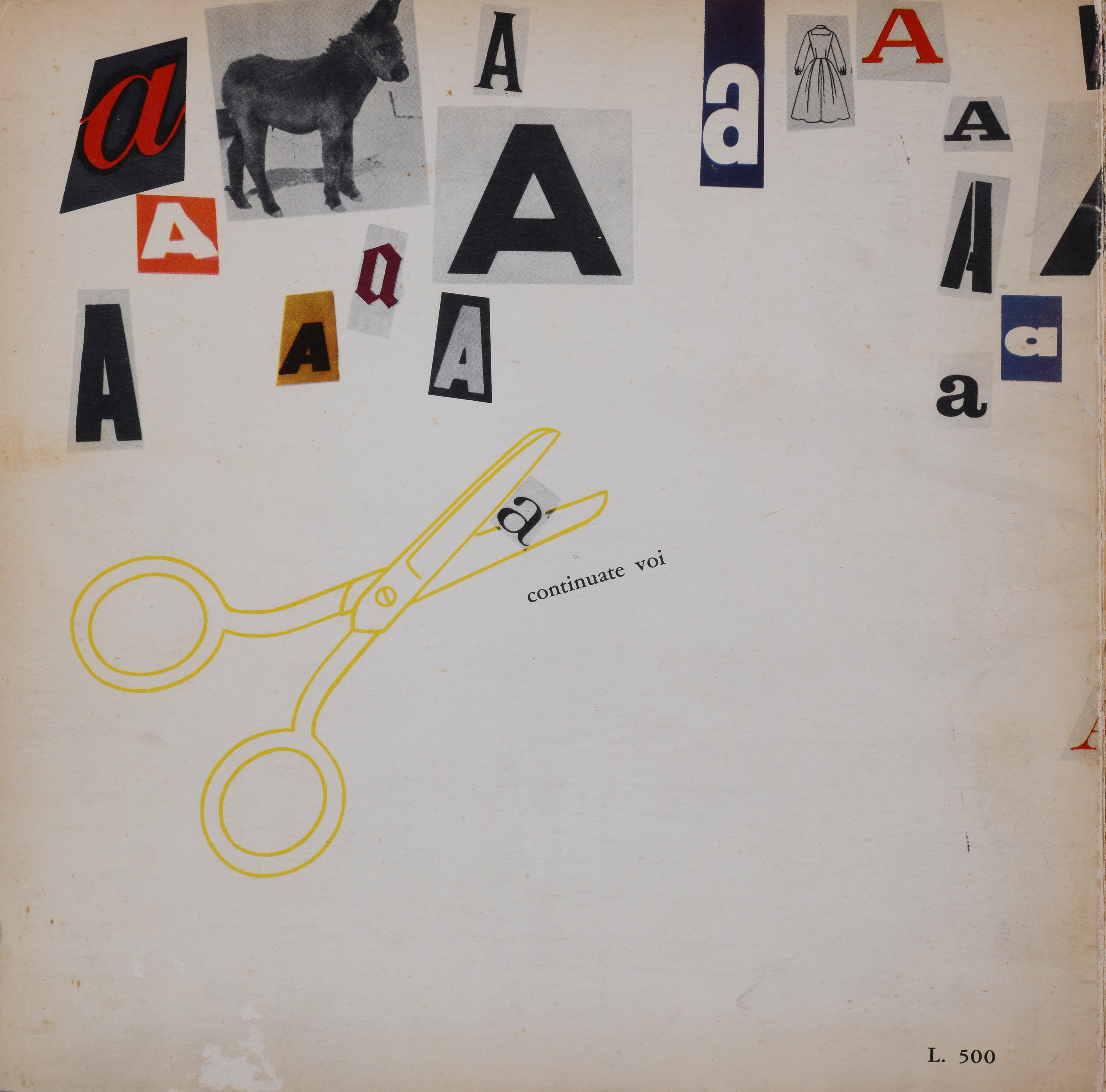 Bruno Munari - Alfabetiere secondo il metodo attivo