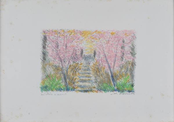 Michele Cascella - Alberi di pesco