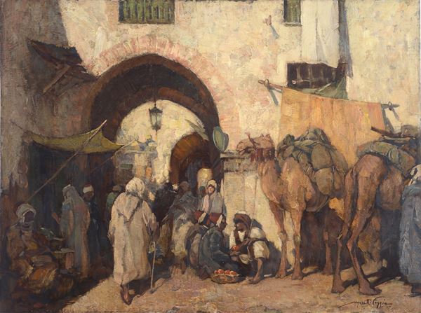 Mario Moretti Foggia - Strada del quartiere arabo al Cairo