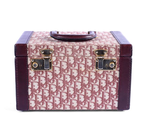 DIOR - Vanity Beauty Case Oblique Burgundy 