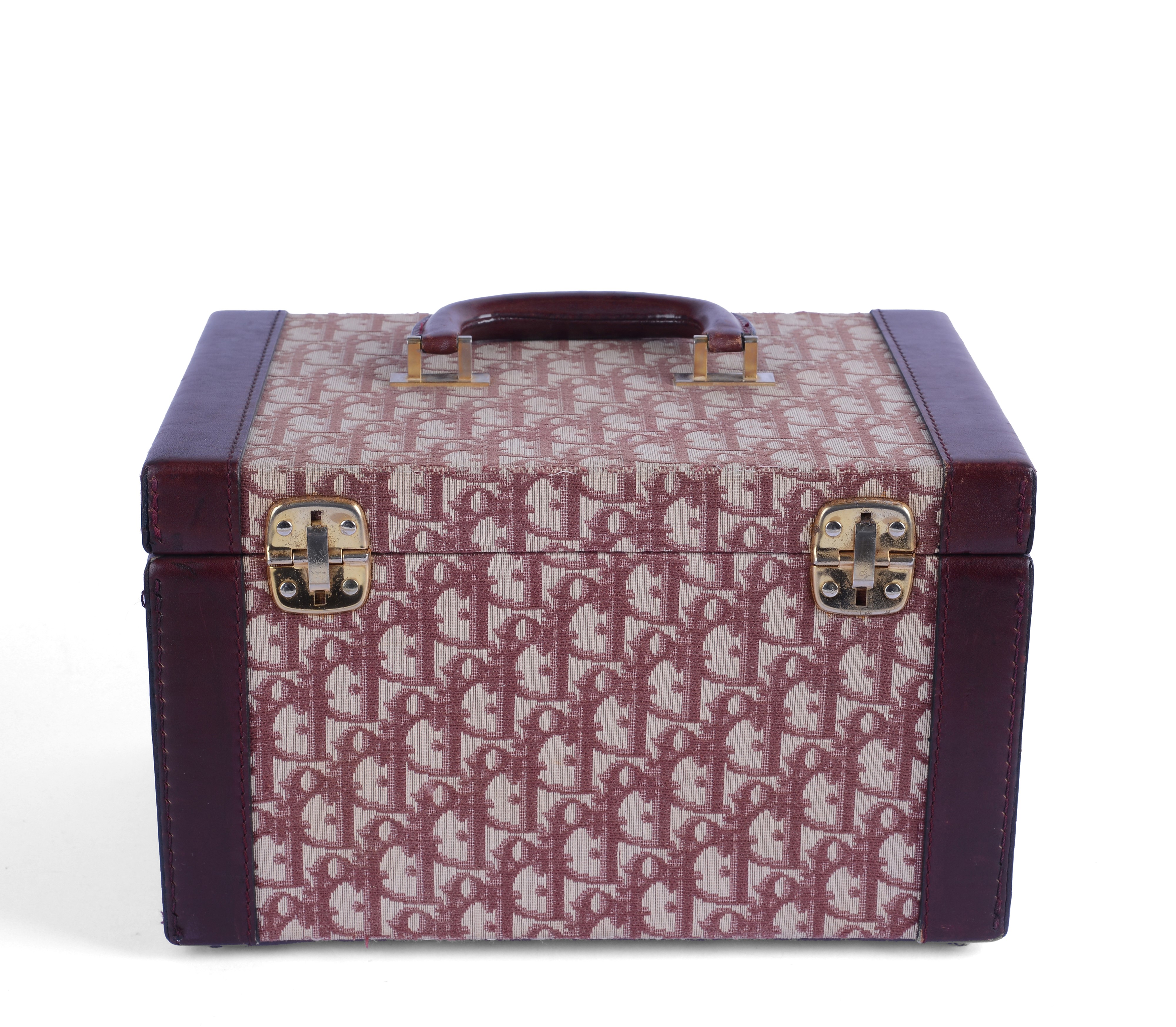 Vanity Beauty Case Oblique Burgundy
