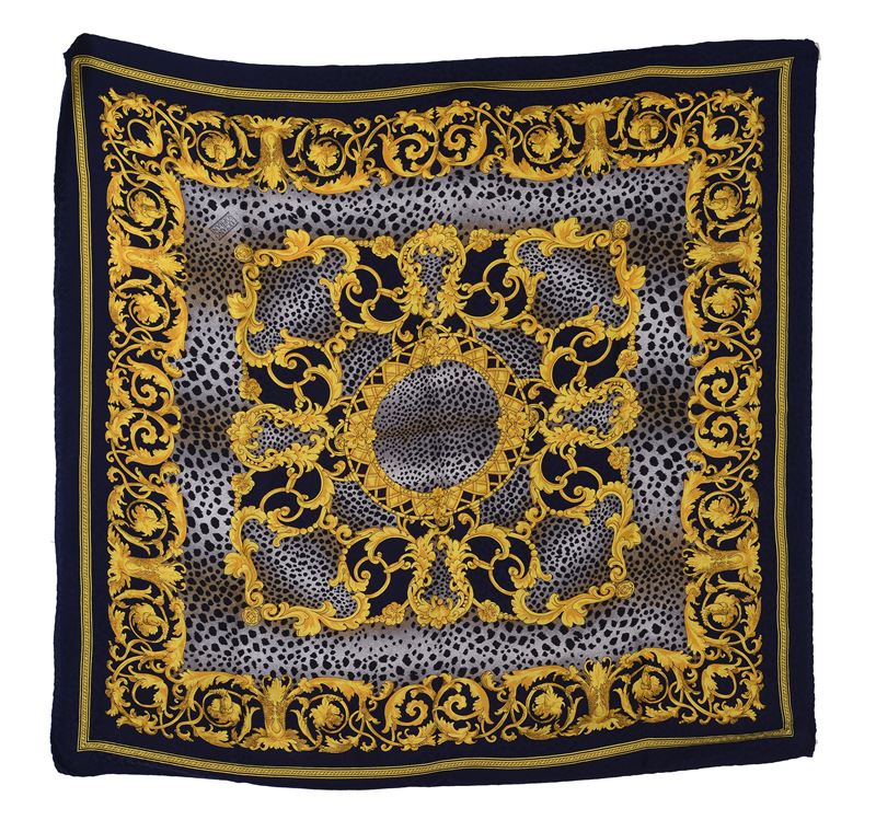 Foulard motivo barocco