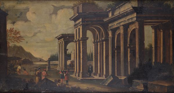 Scuola Italia Settentrionale, XVIII sec. - Architettura e figure