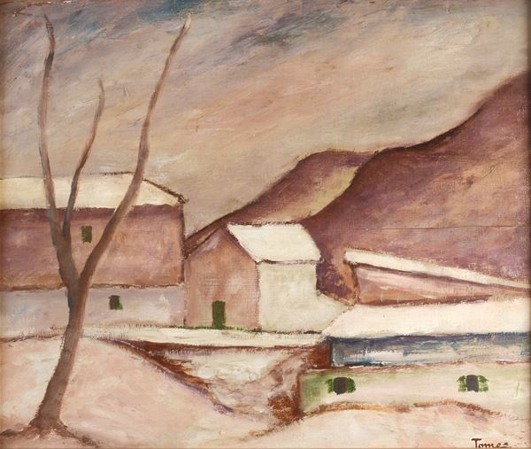 Fiorenzo Tomea - Paesaggio innevato