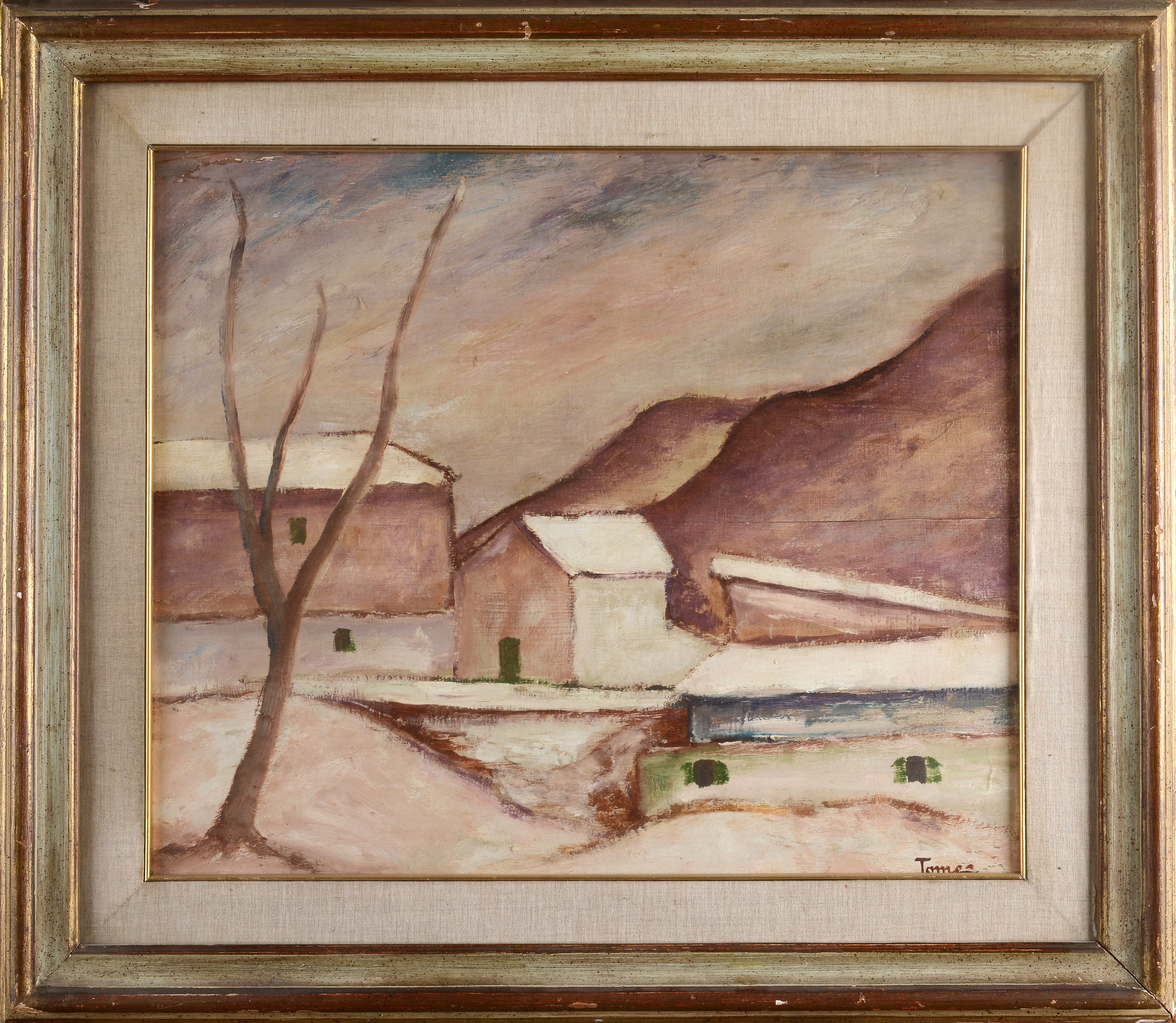 Fiorenzo Tomea - Paesaggio innevato