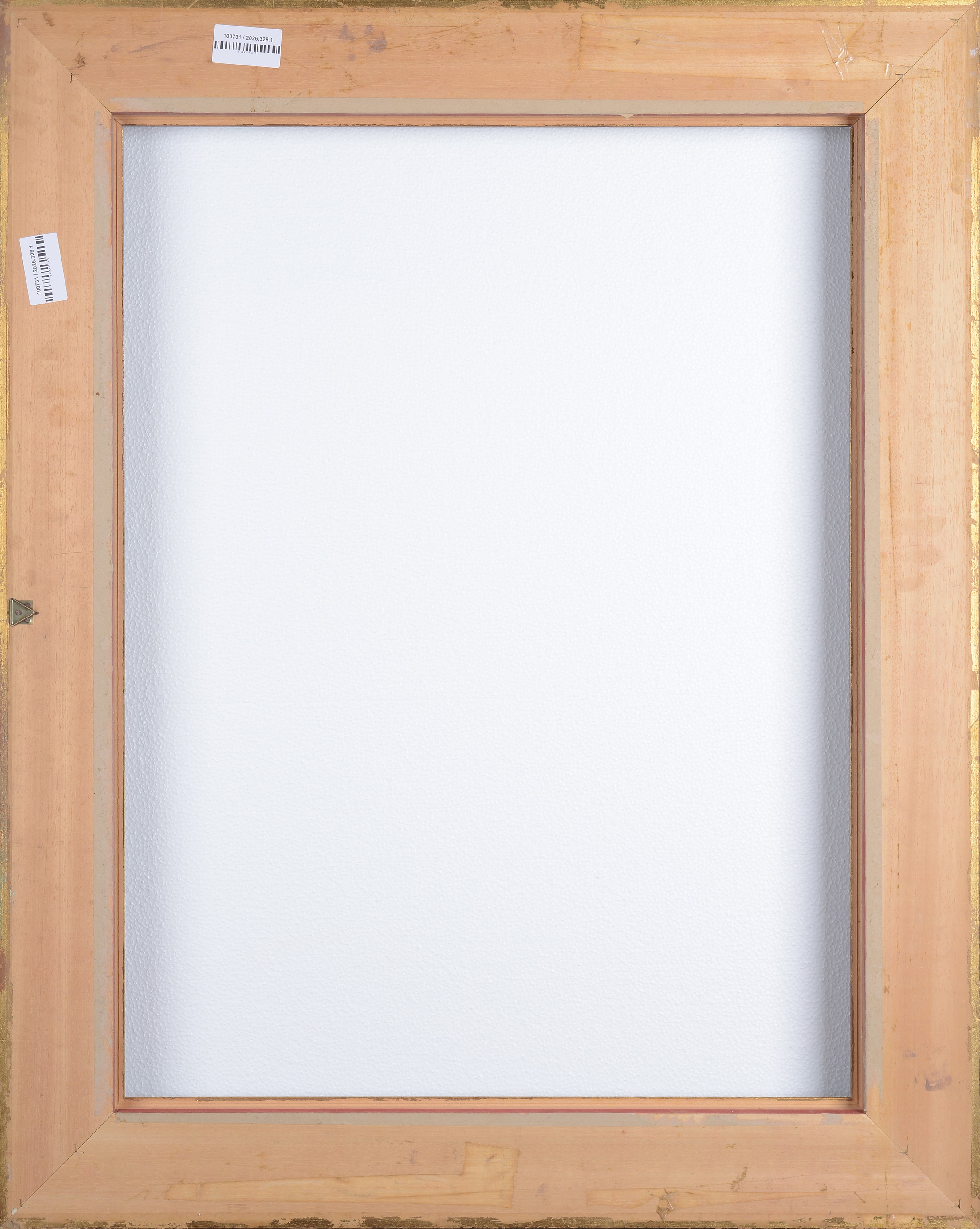 Cornice, dimensioni cm 83×103,5×6,5 (ingombro) e cm 83×63 (luce)