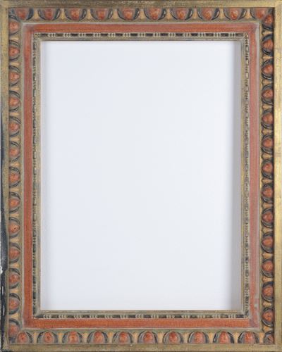 Cornice in legno e materiale ligneo, dipinti (dimensioni indicate), doppia misura