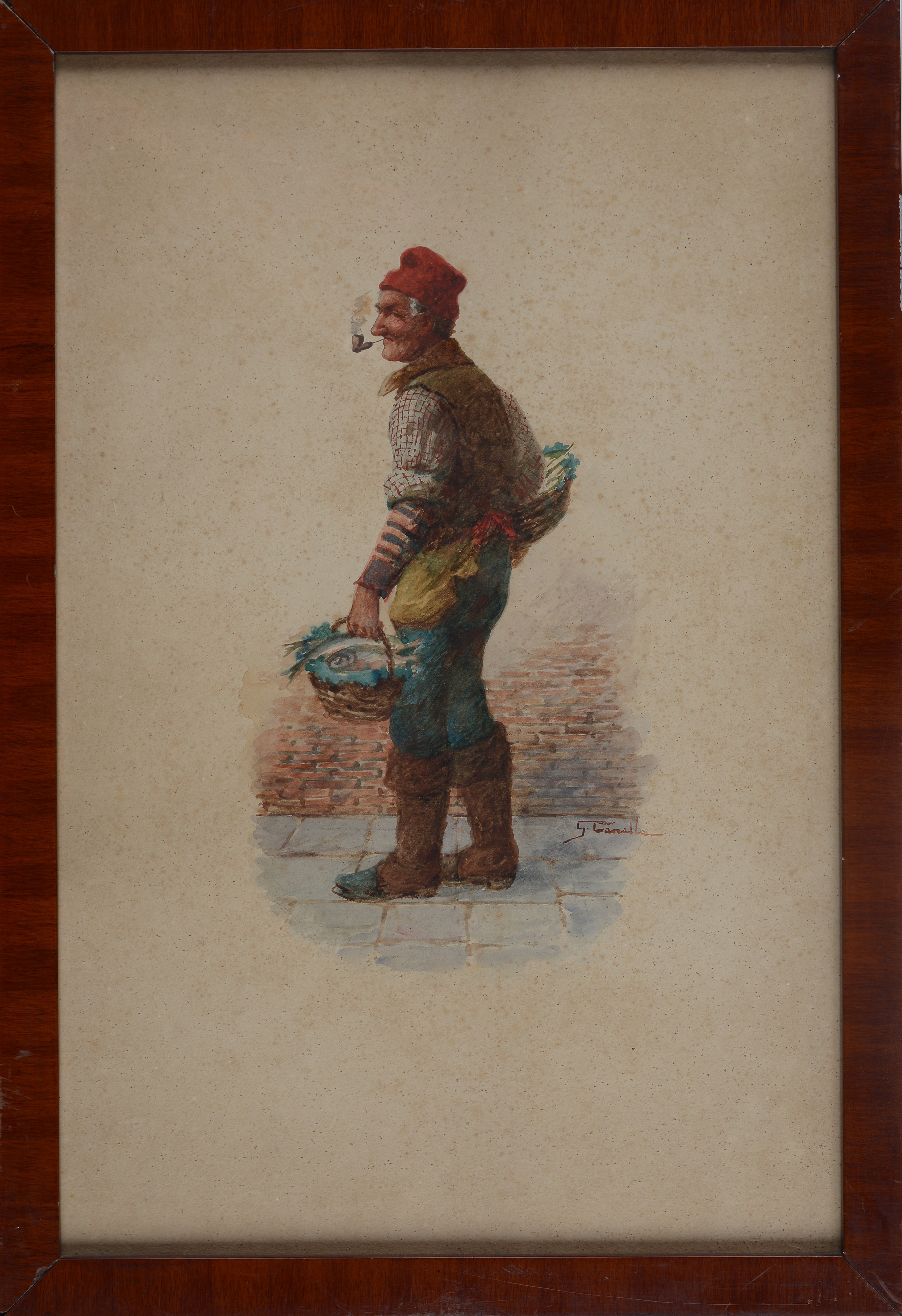 Giuseppe Canella - Vecchio pescatore
