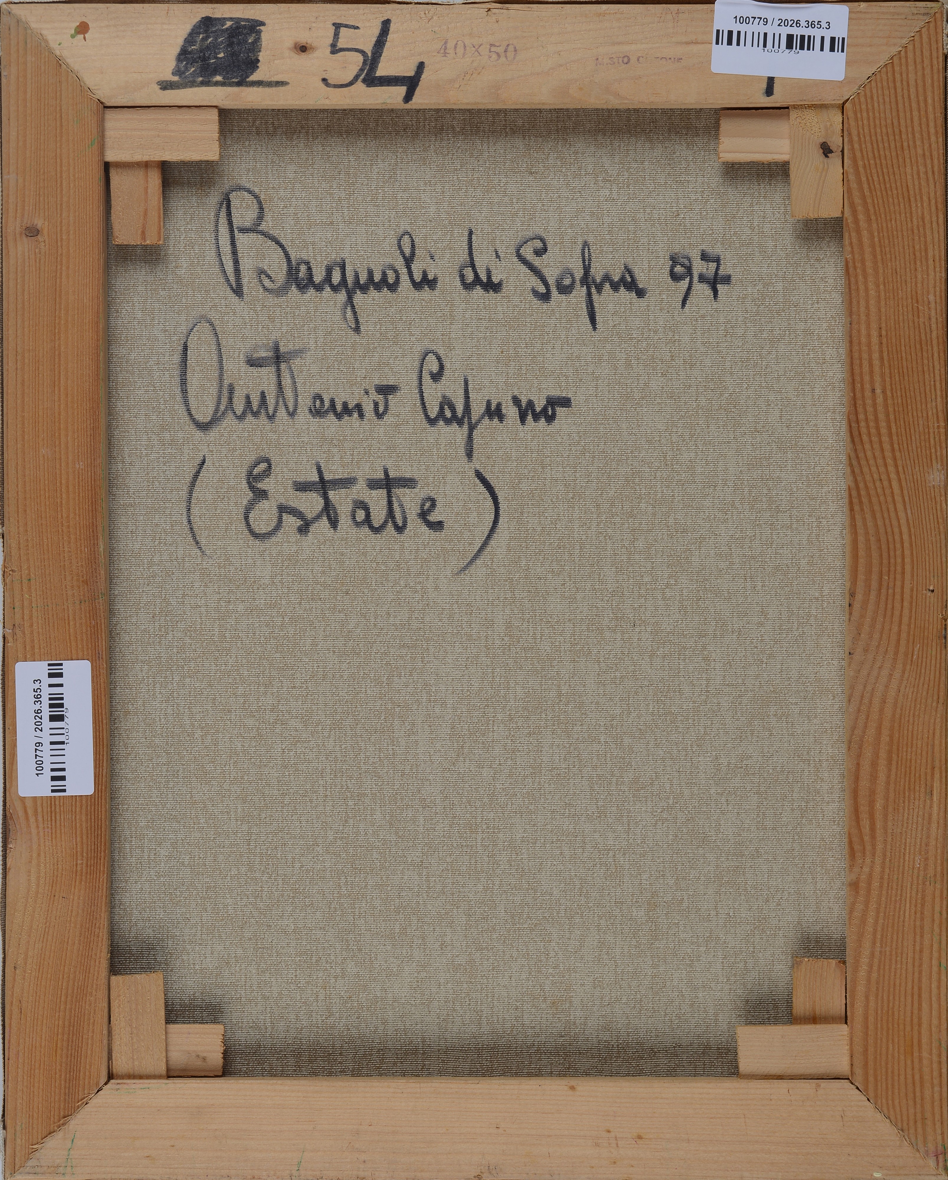 Antonio Capuzzo - Estate, olio su tela (1997)