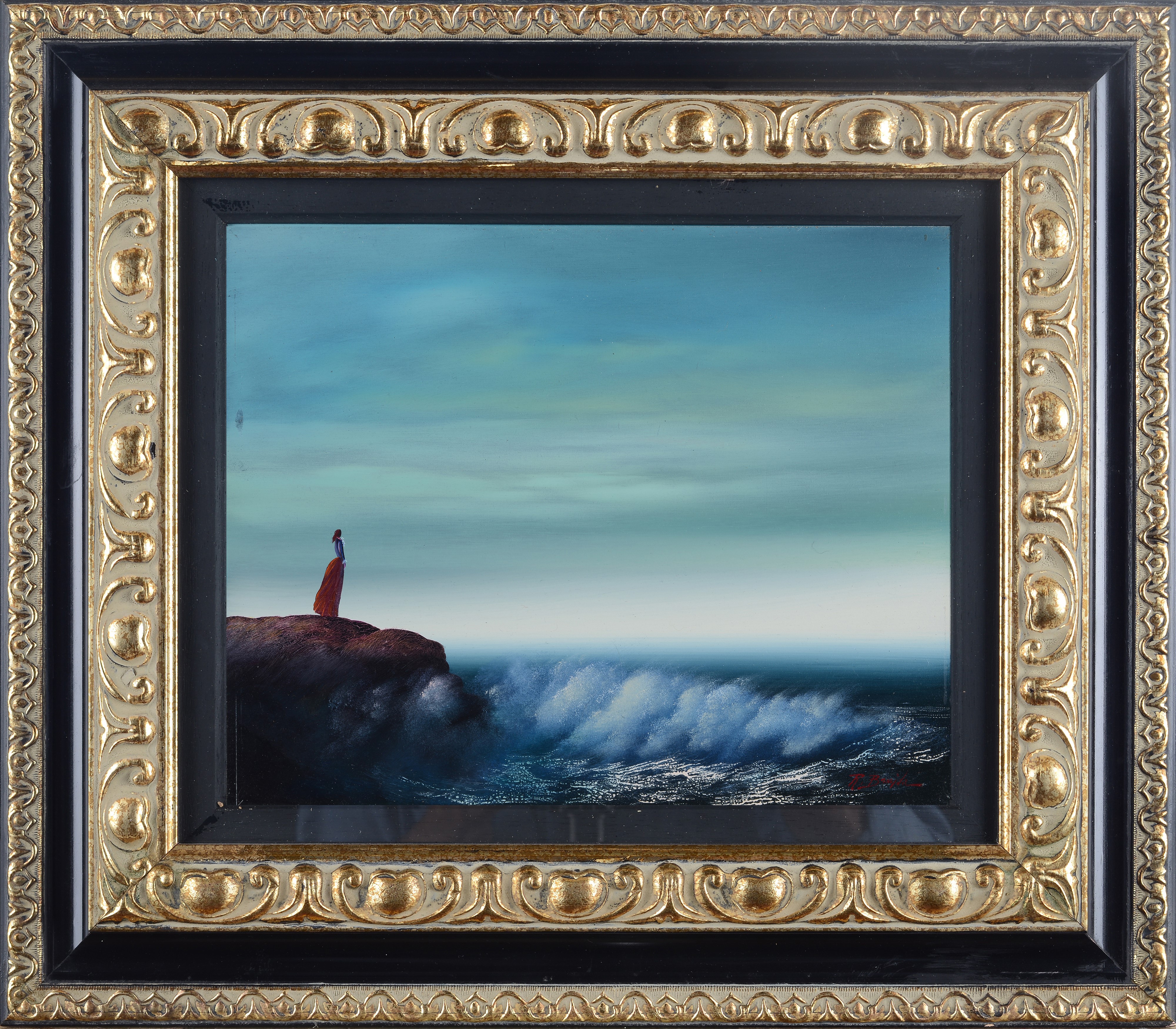 Roberto Braida - Oltre il soffio del vento, olio su masonite (2000)