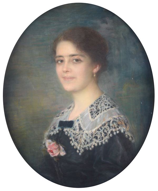 Anonimo, XIX sec. - Ritratto di signora