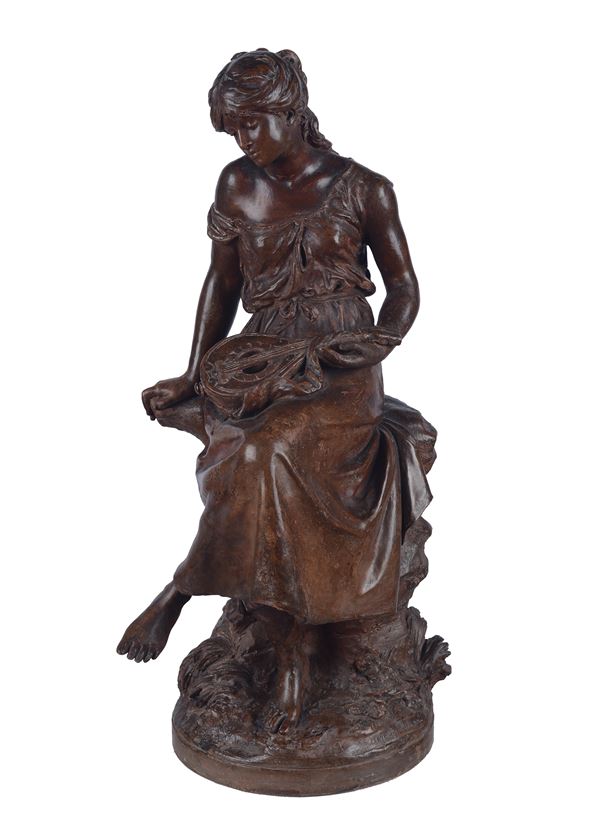 Auguste Moreau - Ragazza con mandolino