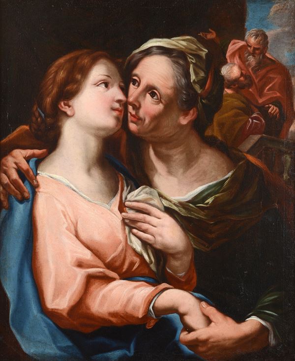 Scuola Italia Centro Settentrionale, XVII sec. - Sant'Anna e la Vergine