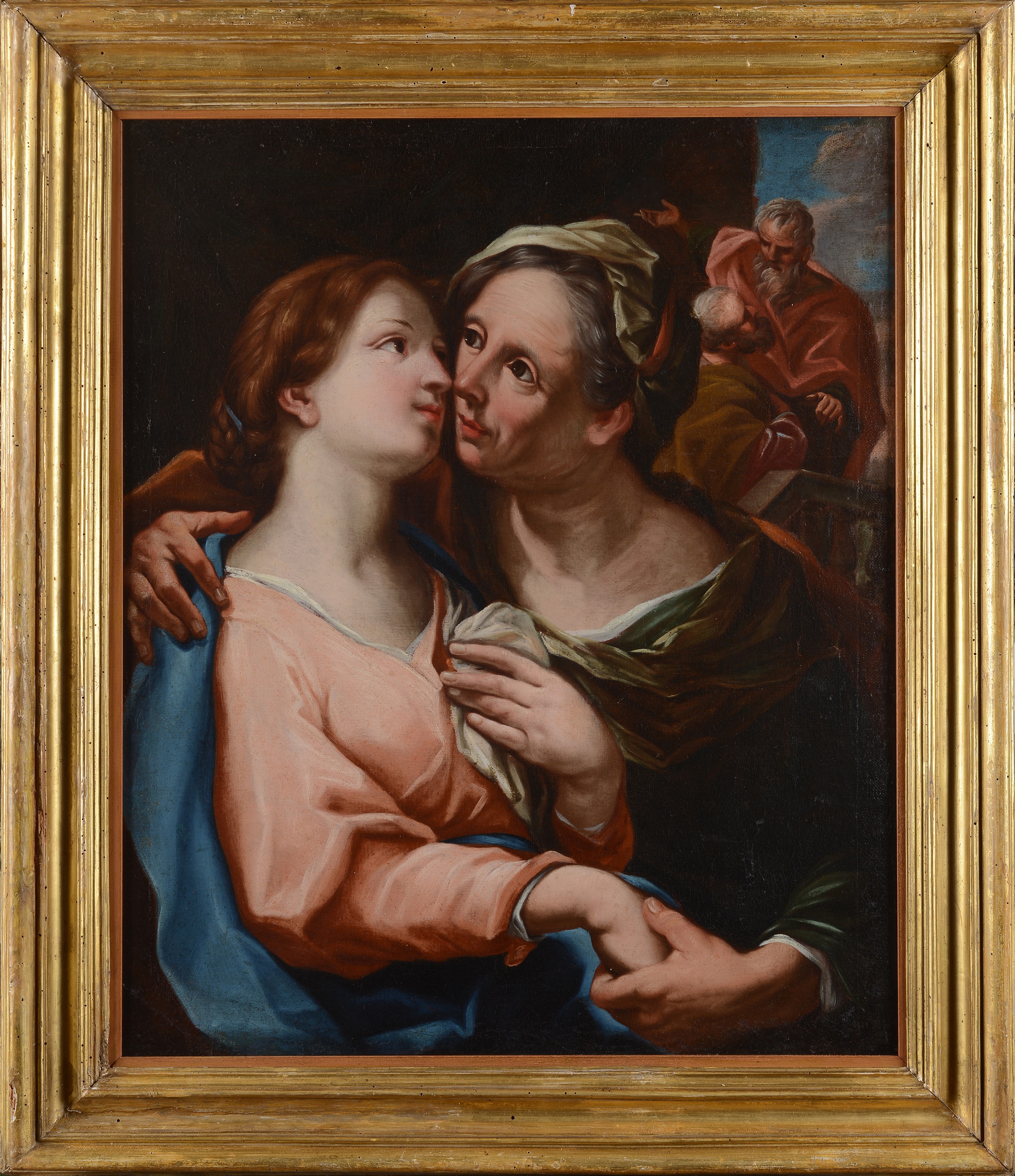Scuola Italia Centro Settentrionale, XVII Sec. - Sant'Anna e la Vergine, olio su tela