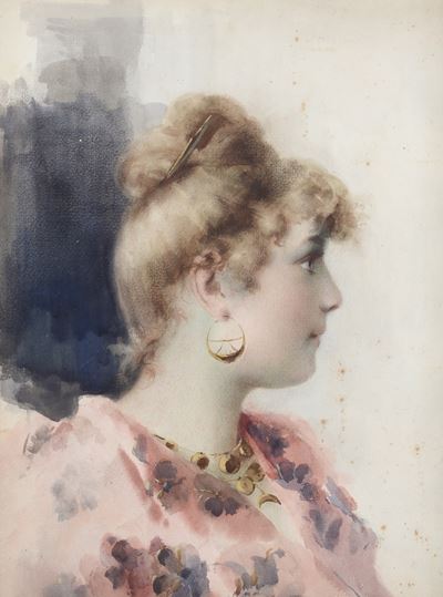 Anonimo, Profilo di ragazza