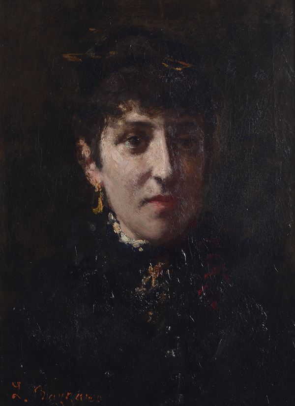 Leonardo Bazzaro - Ritratto di signora