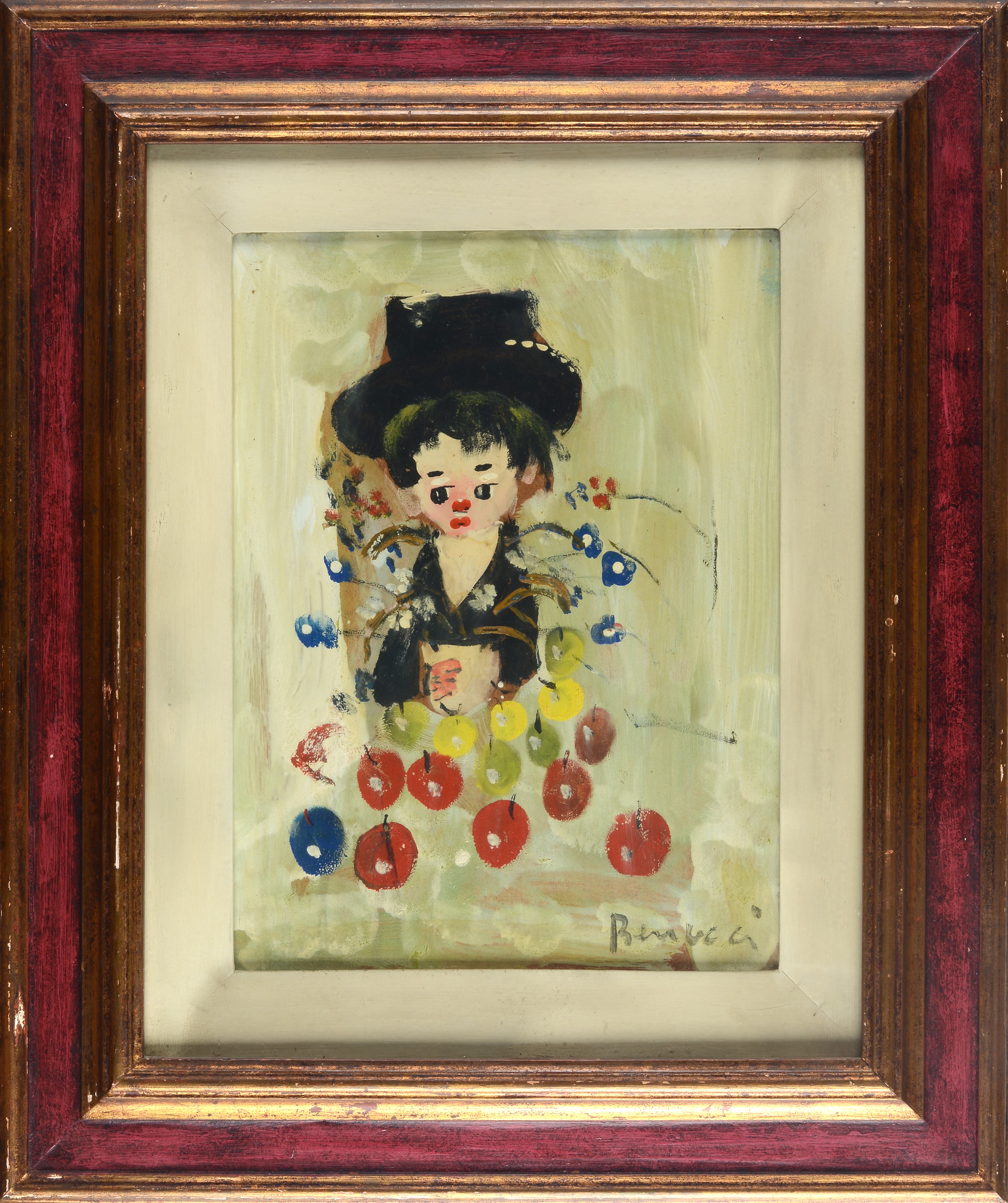 Franco Benocci - Figura con fiori