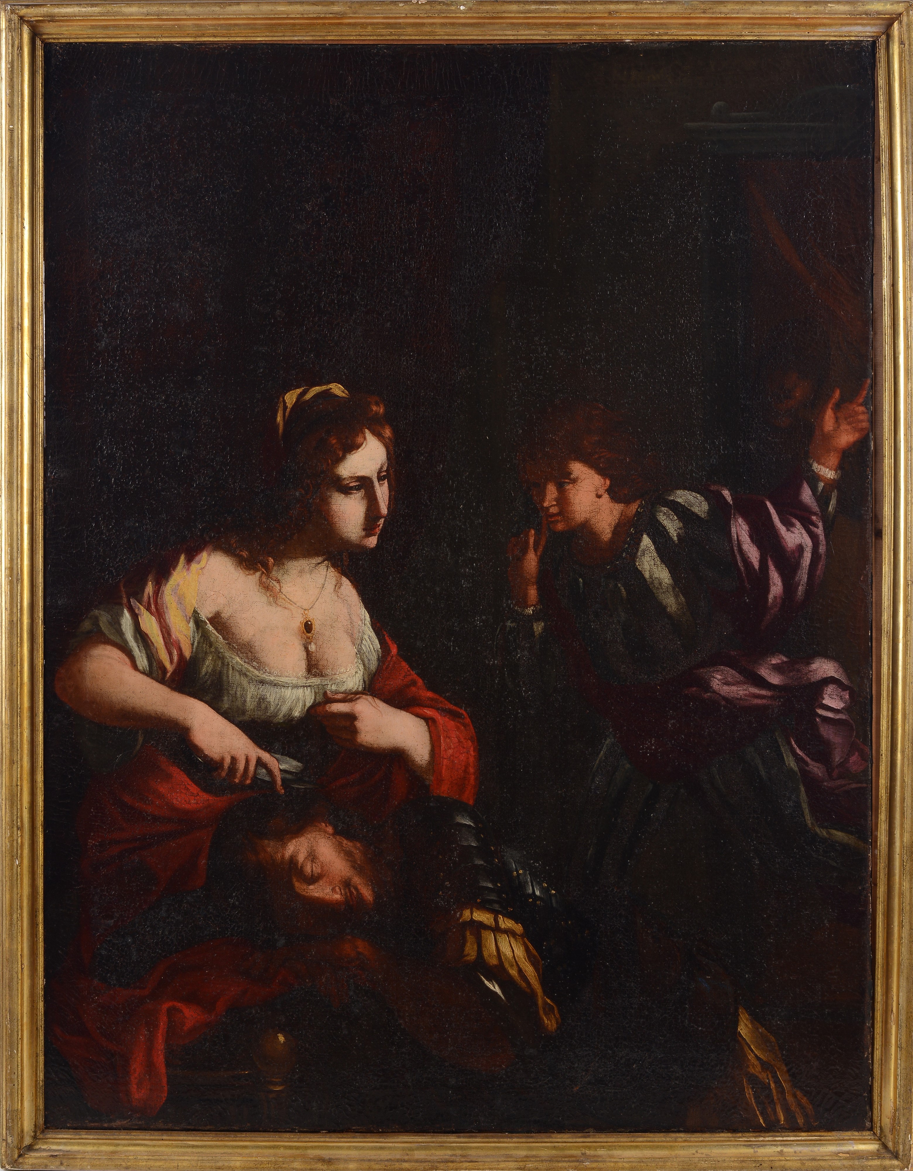 Ambito di Pietro Paolini - Giuditta e Oloferne, olio su tela