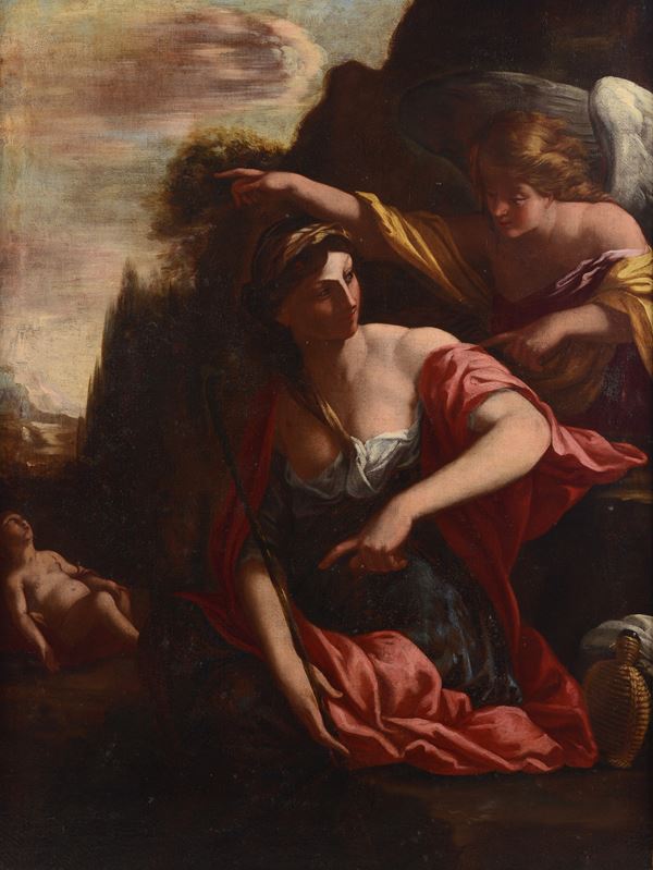 Ambito di Pietro Paolini - Agar e l'angelo