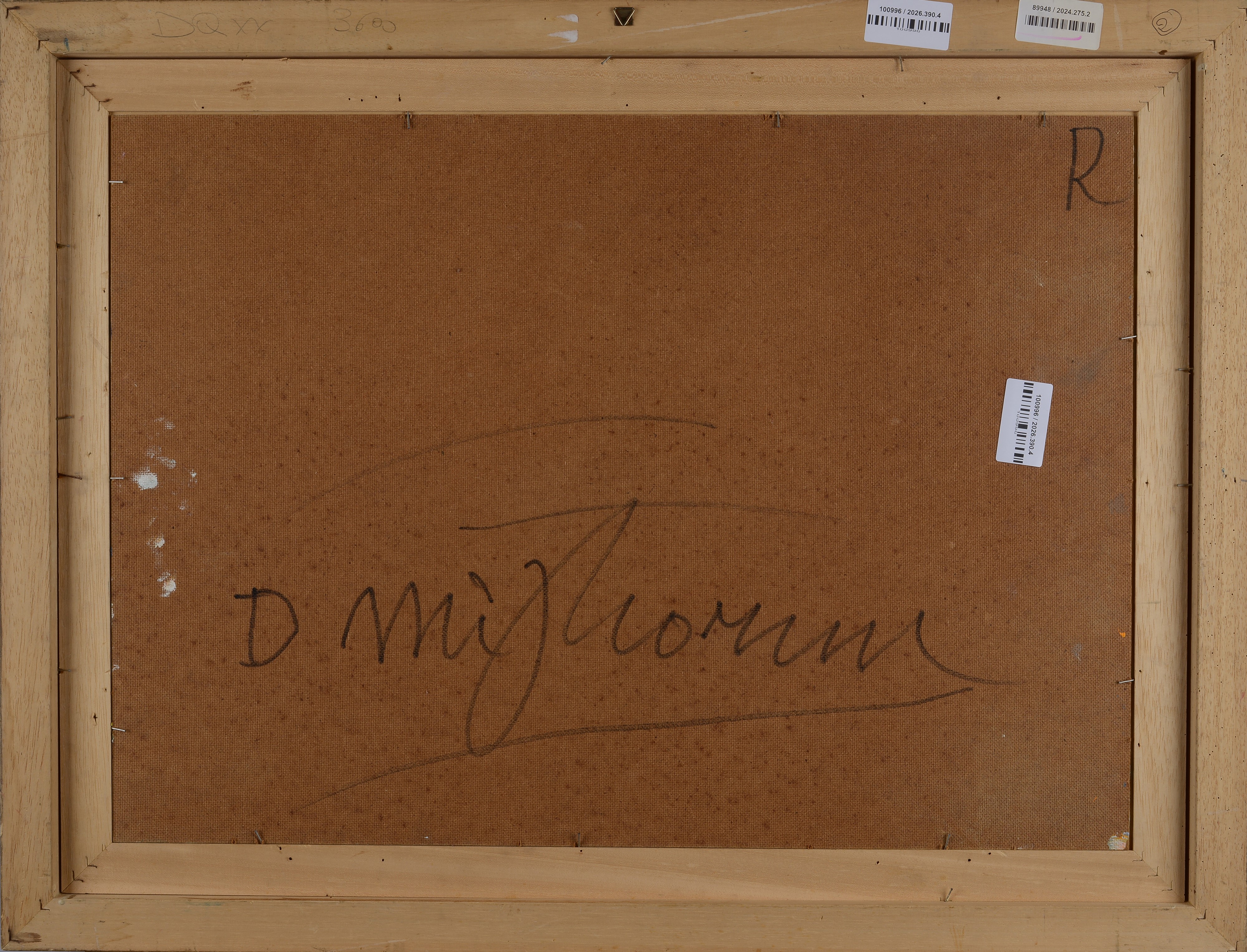 Dino Migliorini - Paesaggio, olio su faesite