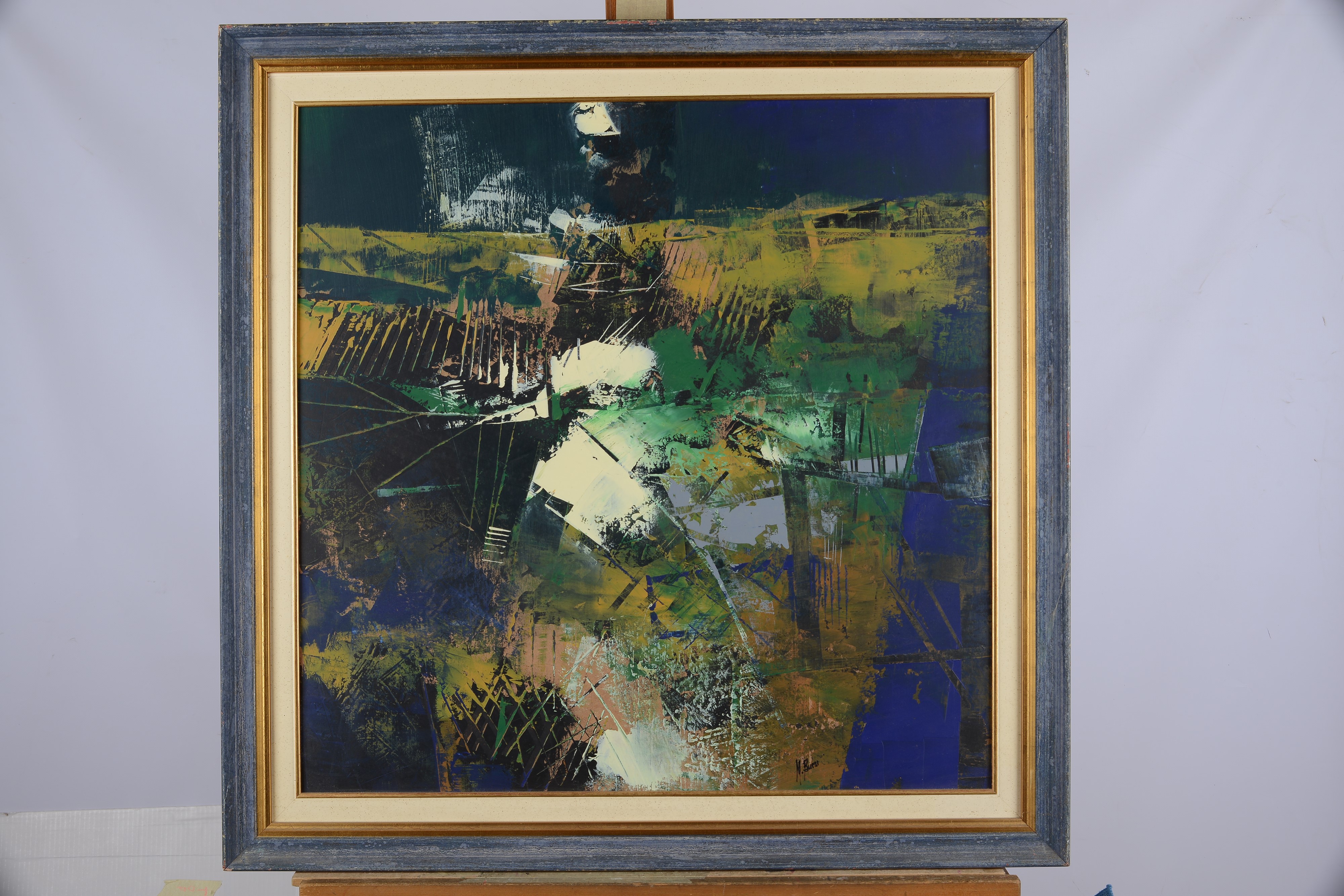 Mauro Bursi - Chiaro di luna, olio su masonite