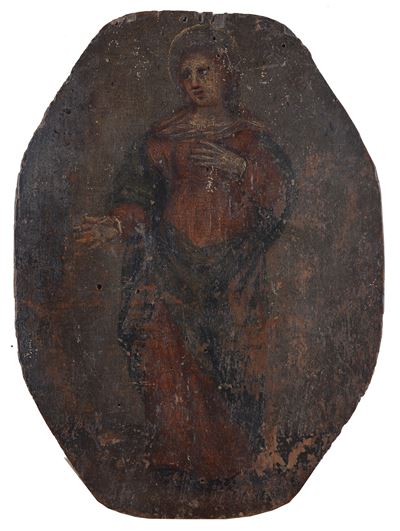 Anonimo, Madonna, olio su tavola