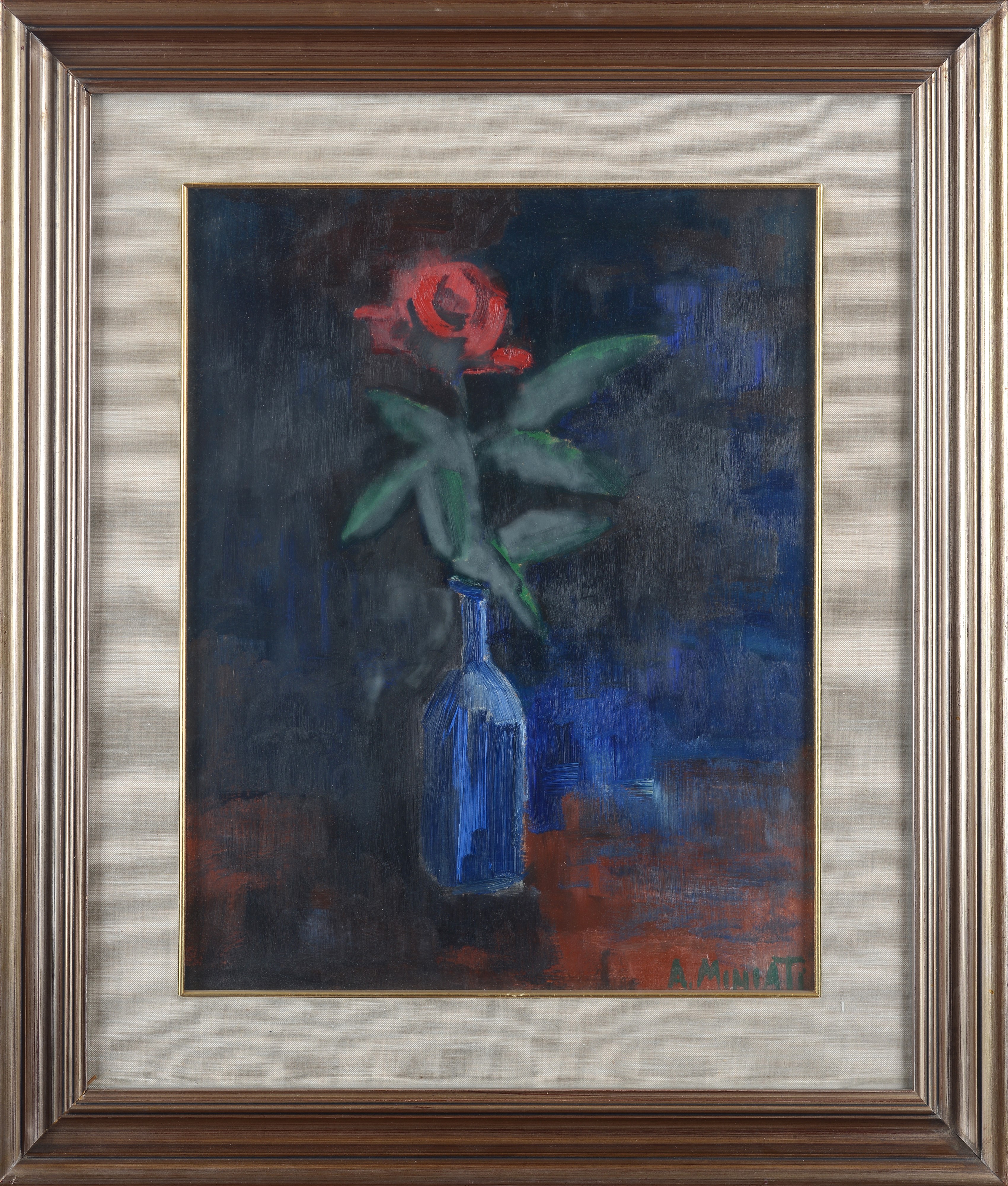 Arnaldo Miniati - Rosa nel vaso