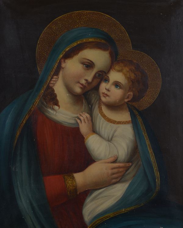 Anonimo, inizi XX sec. - Madonna con Bambino