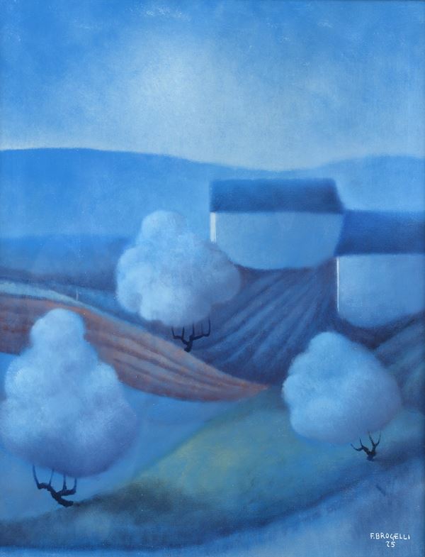 Franco Brogelli - Paesaggio toscano