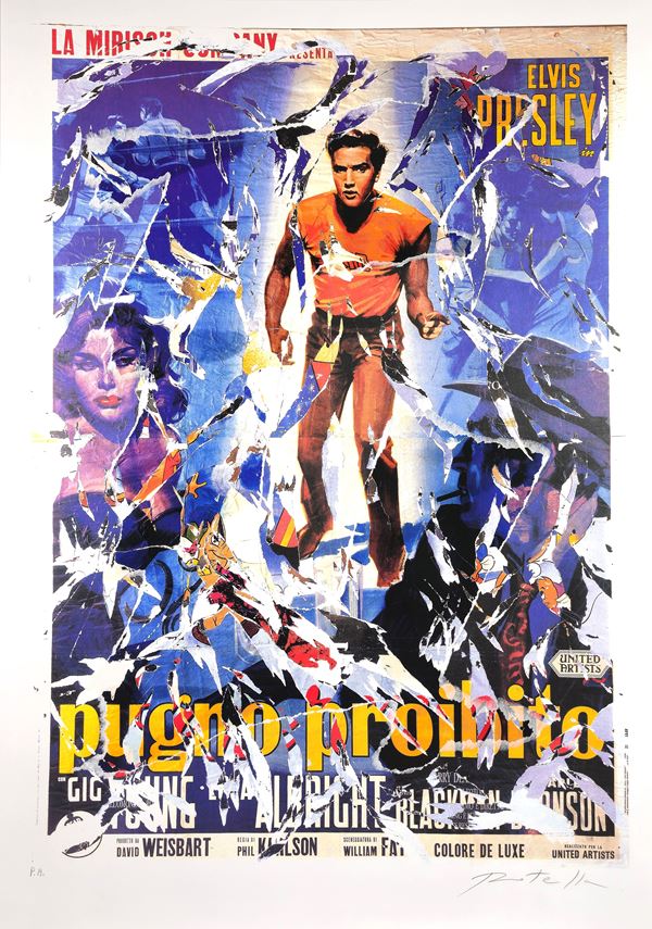 Mimmo Rotella - Pugno Proibito